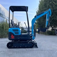 1.5Ton Mini Excavator | 20HP CE EPA Engine | 40L/Min Hydraulic Flow | 40° Slope Mastery