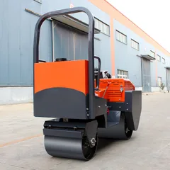 1 Ton Tandem Road Roller | 700mm/500mm Drums | 20KN Force CE/EPA