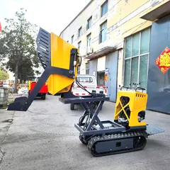 Fast delivery Mini Dumper Crawler High quality Tracked Dump Truck Customize Farm Garden Mini Crawler Dumper 500kg for Sale