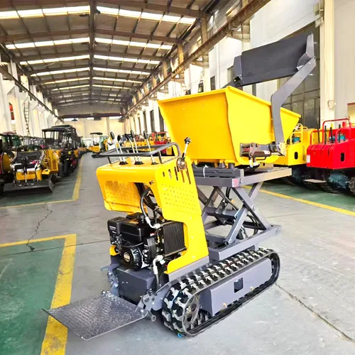 China Automatic Tracked Mini Dumper Adjustable Dump Truck 4x4 Mini Dumper Crawler Wholesale High Efficiency Mini Dumper 500kg