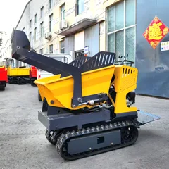 Factory Price 500kg Mini Dumper Truck Cheap Small Dumper Tipper Track Mini Crawler Dumper Hydraulic Dump Truck For Sale