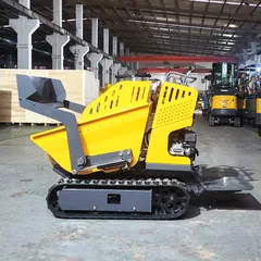 All Terrain Mini Dumper Dump Truck Crawler Small Rubber Crawler Transport Truck Mini Tracked Dumper With CE EPA EURO5
