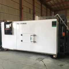 餐厨垃圾处理一体机厨余残渣剩饭粉碎压榨有机肥微生物降解机器