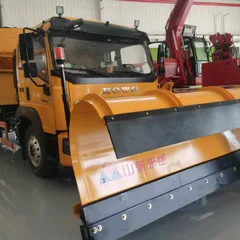 Shengyue Multi-functional Snow Removal Truck, 18-ton Class, Dongfeng Chassis, Optional 3-3.6m Snow Plow