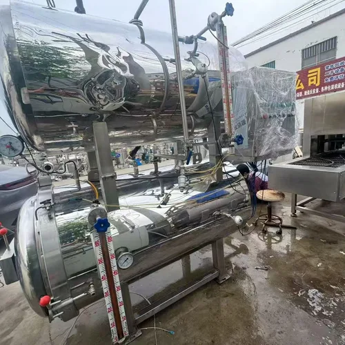 fully automatic double-layer water bath retort sterilizer