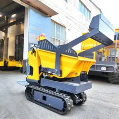 Fast delivery Mini Dumper Crawler High quality Tracked Dump Truck Customize Farm Garden Mini Crawler Dumper 500kg for Sale