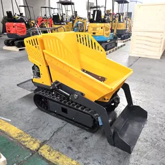 China Factory Mini Crawler Dumper Agricultural Farm Tracked Mini DumperCE EPA EURO 5 Hydraulic Mini Dumper 500kg