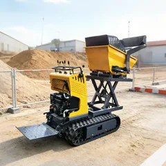 Factory Price 500kg Mini Dumper Truck Cheap Small Dumper Tipper Track Mini Crawler Dumper Hydraulic Dump Truck For Sale