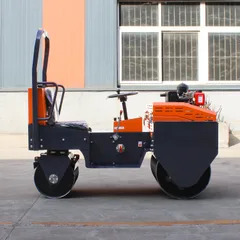 1 Ton Tandem Road Roller | 700mm/500mm Drums | 20KN Force CE/EPA