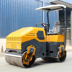 2.5 Ton Tandem Roller | 1100mm Drums | 45KN Force | Full Hydraulic Drive