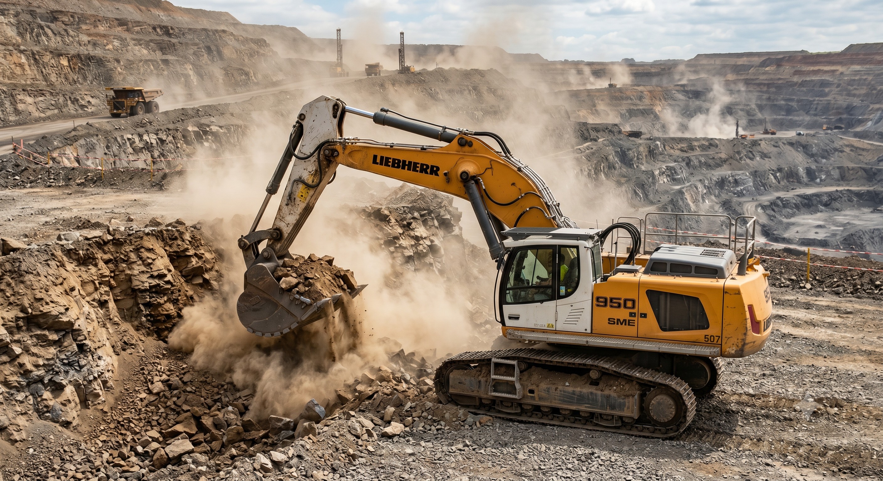 50 Ton Mining Excavator for Sale | Heavy Duty Crawler Excavator | Global Exporter