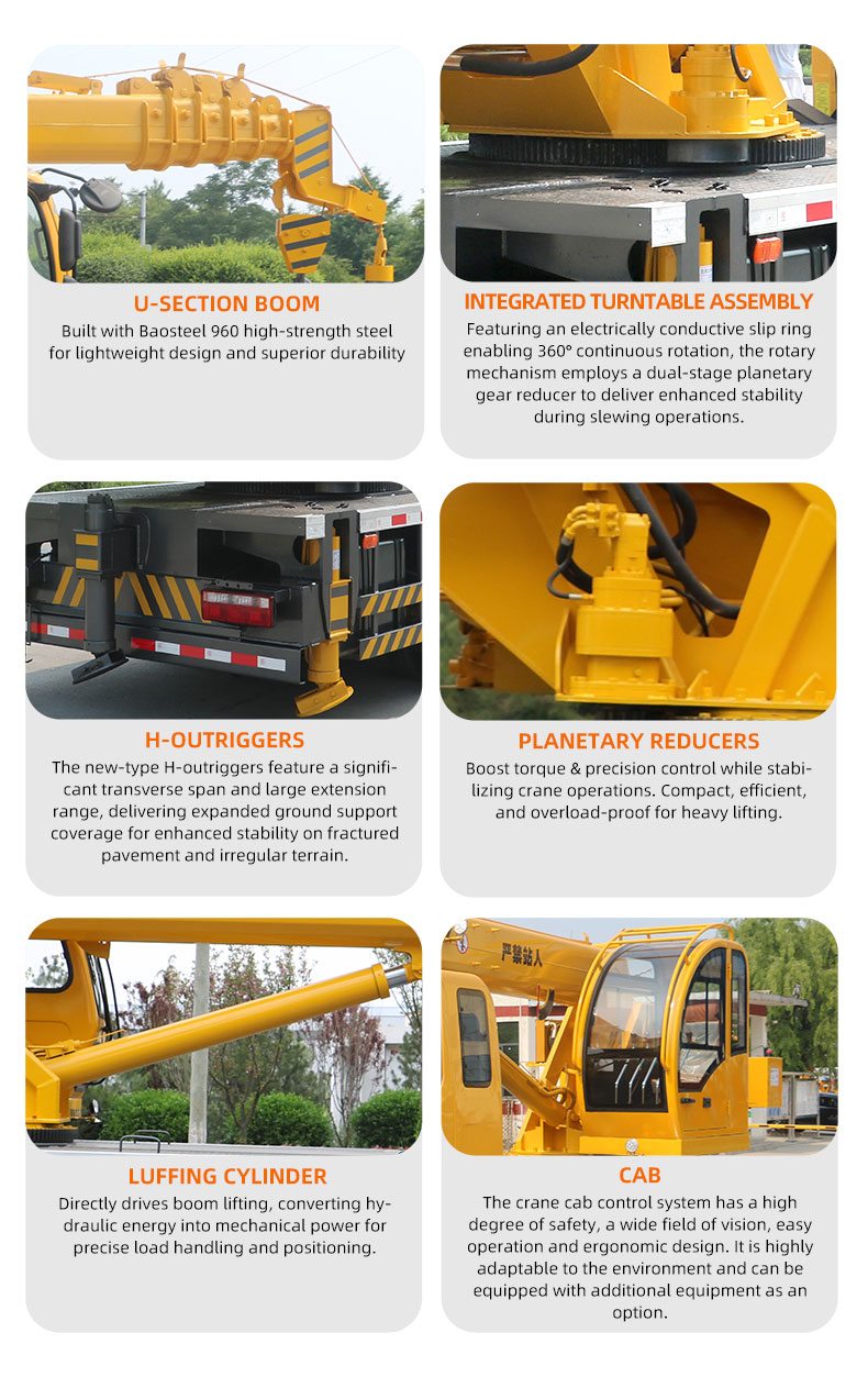 25 Tons Crane Telescopic Crane Telescopic Boom Mobile Truck Crane for Car Lift Crane Can Be Customized According to Requirements