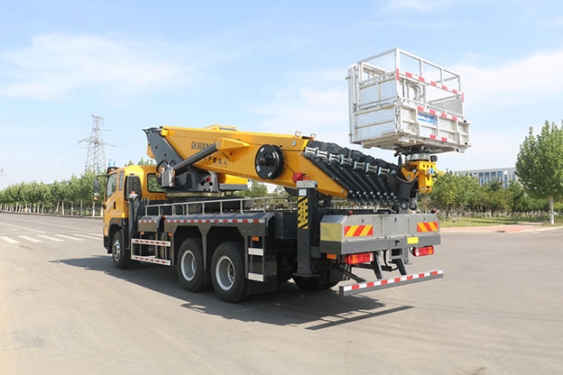 60m Hydraulic Boom Truck Aerial Work Platform Lift Equipment for Outdoor Jobs
