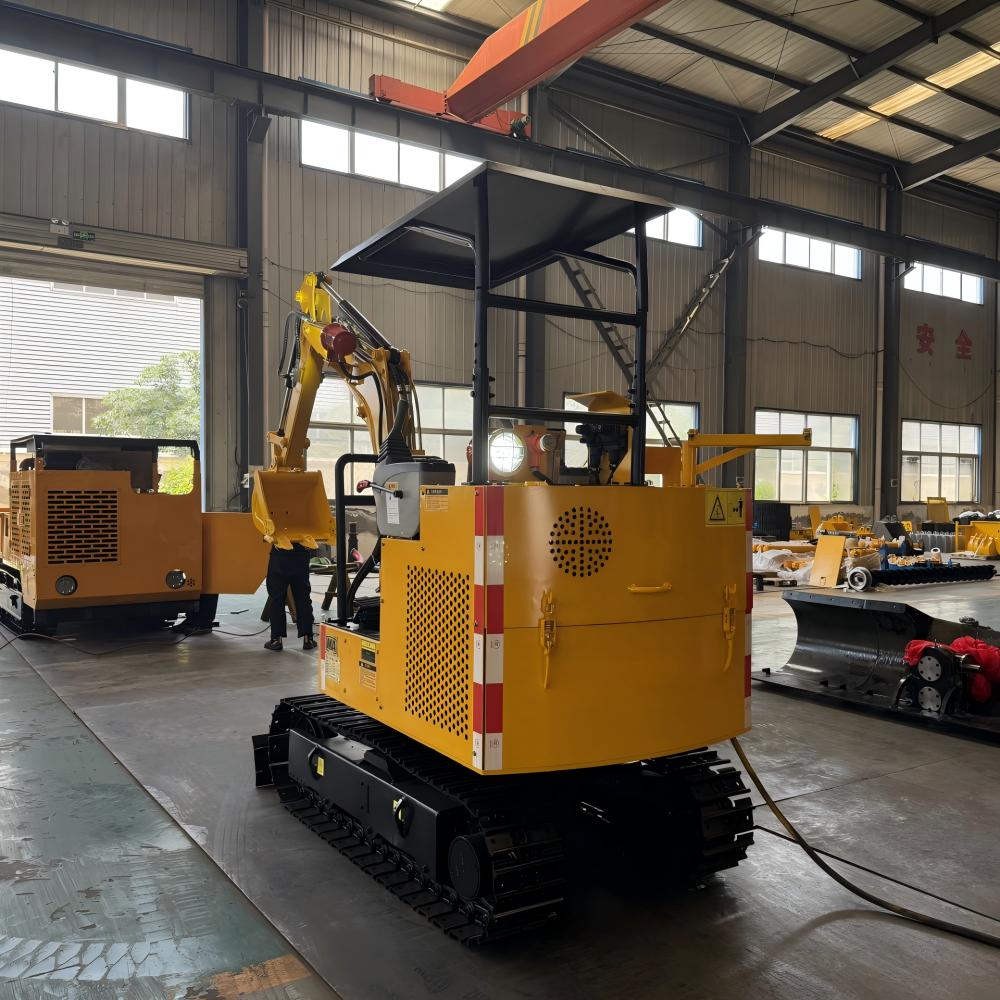 Small Mining Excavator, 3100mm Max Digging Height, 30° Max Climbing Capacity, for Underground Operation