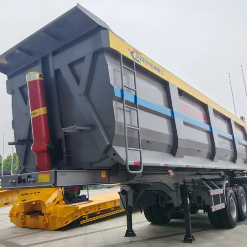 10-11m Rear Tipper Semi-Trailer, 3/4 Axles Optional, U-type High-strength Steel Body