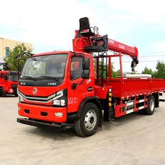 10-Ton 5-Section Boom Truck-Mounted Crane Brand New Truck Crane for Sale