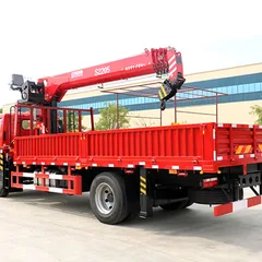 10-Ton 5-Section Boom Truck-Mounted Crane Brand New Truck Crane for Sale
