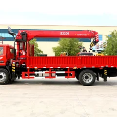 10-Ton 5-Section Boom Truck-Mounted Crane Brand New Truck Crane for Sale