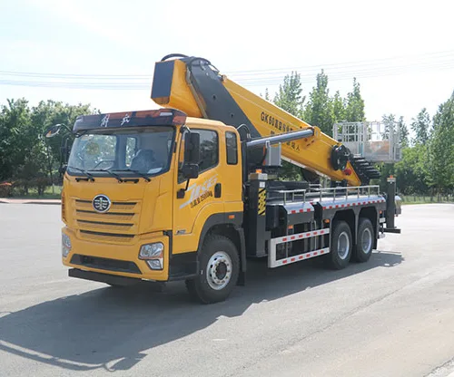 60m Hydraulic Boom Truck Aerial Work Platform Lift Equipment for Outdoor Jobs