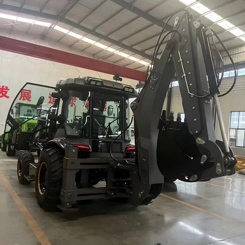 AM388 Backhoe Loader, 75KW Power, 7.5 Ton, Front Loader & Rear Excavator, 4WD