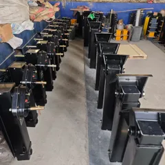 New Heavy Duty Semi Trailer Landing Gear Support Legs OEM Manufacturer 80T Max Load Capacity Powder Coating for Retrofit/Upgrade
