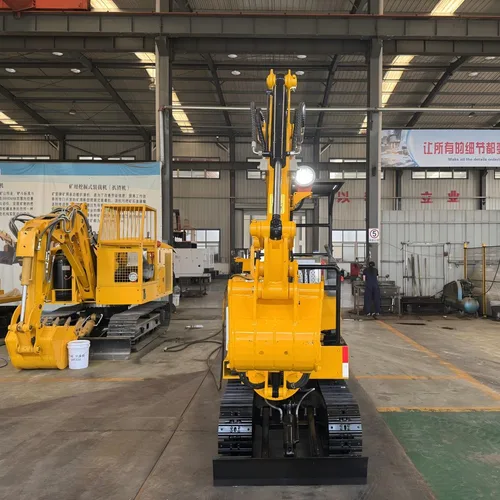 Small Mining Excavator, 3100mm Max Digging Height, 30° Max Climbing Capacity, for Underground Operation