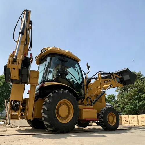 WZ38-28 Backhoe Loader, 8.2 Ton Total Weight, 85kW Yuchai Power, 1.2m³ Bucket Capacity