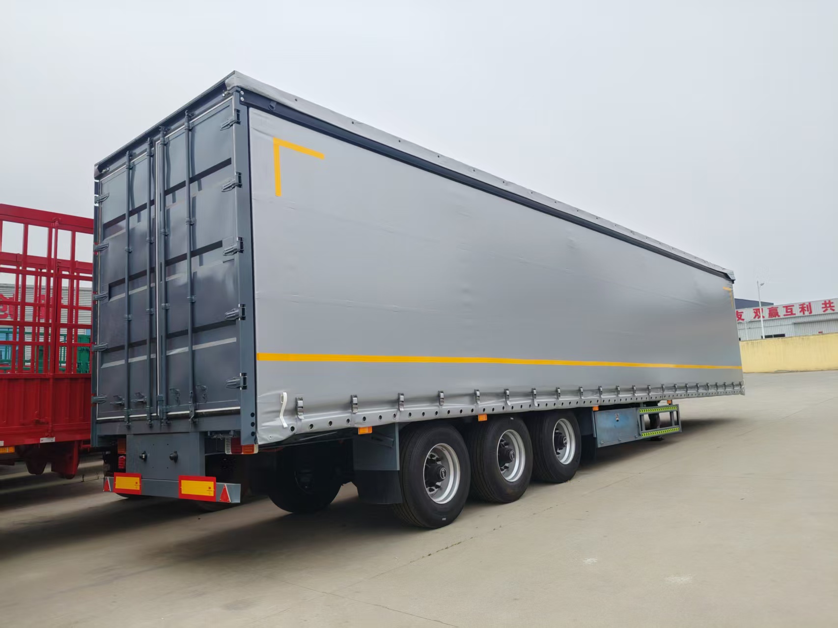 Curtain Side Trailer for Express / E-commerce Cargo, Efficient Loading, Rainproof & Anti-theft