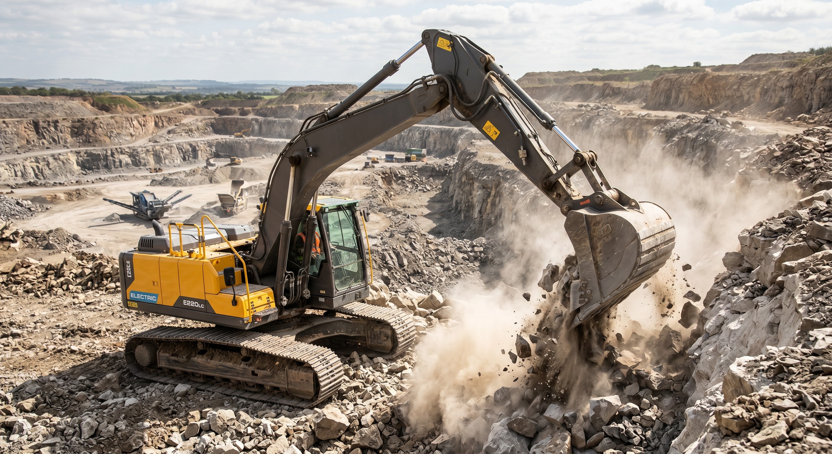 21.9 Ton Electric Digger | Zero-Emission Excavator for Heavy Industry