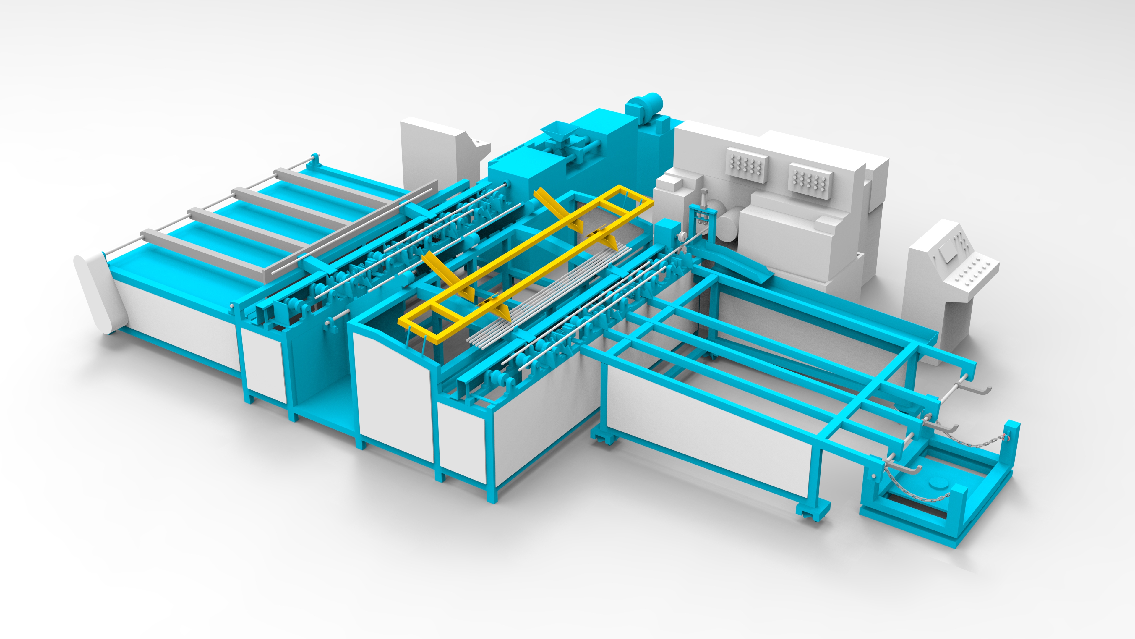 Fully Automatic Mining Anchor Bolt Production Line、One-to-One Anchor Bolt Straight-End Shearing Production Line、One-to-Two Anchor Bolt Straight-End & Angle-End Shearing Production Line、One-to-Two Anchor Bolt Straight-End Cutting Production Line