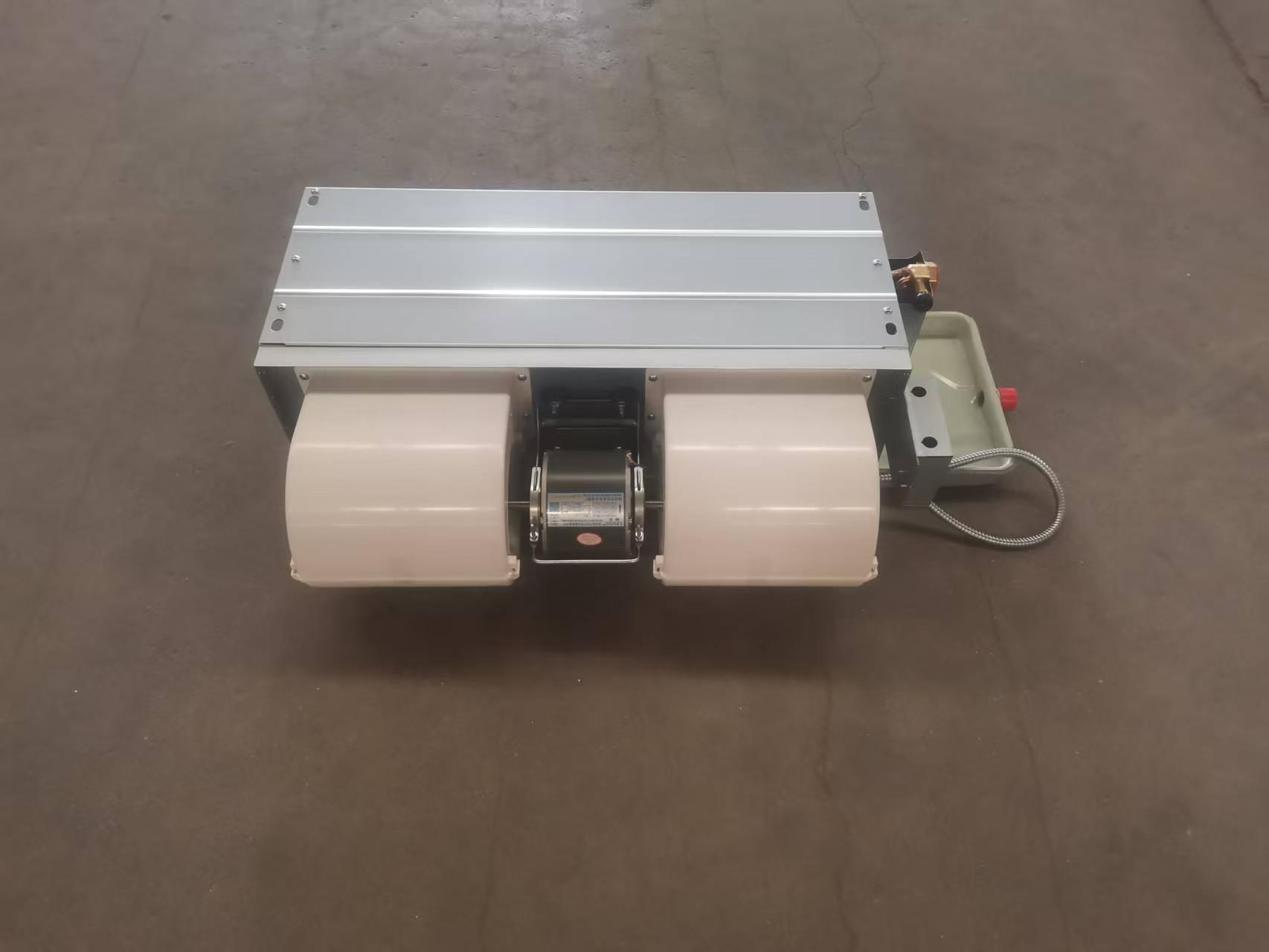 Horizontal Concealed Fan Coil Unit, Ducted Hidden Ceiling FCU, Water Cooling Heating Fan Coil for Hotel Office Central Air Conditioning