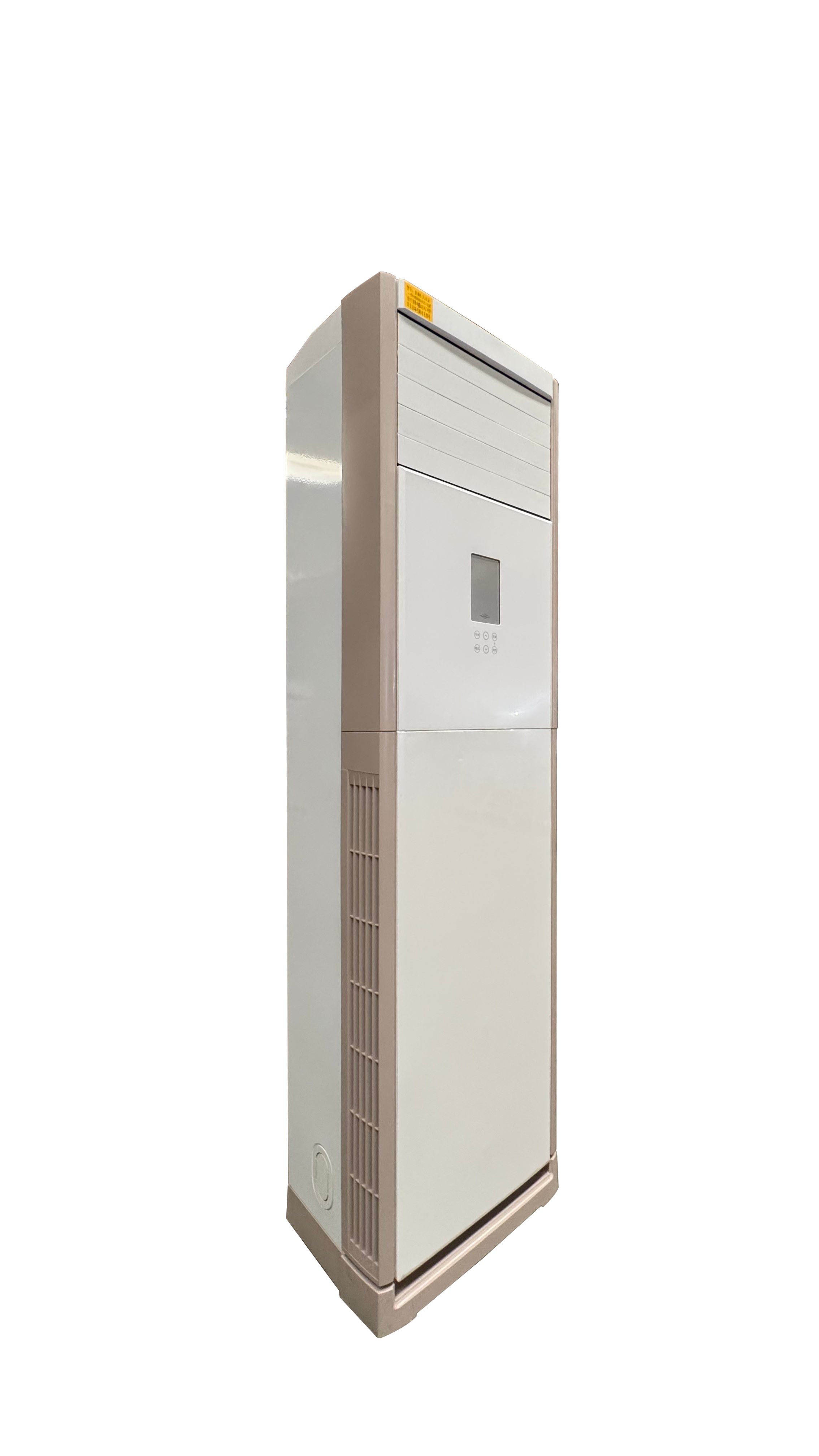 Tempered Glass Vertical Cabinet Fan Coil Unit FP-204LM | Floor Standing Water Cooling Heating FCU for 55-60㎡ Room