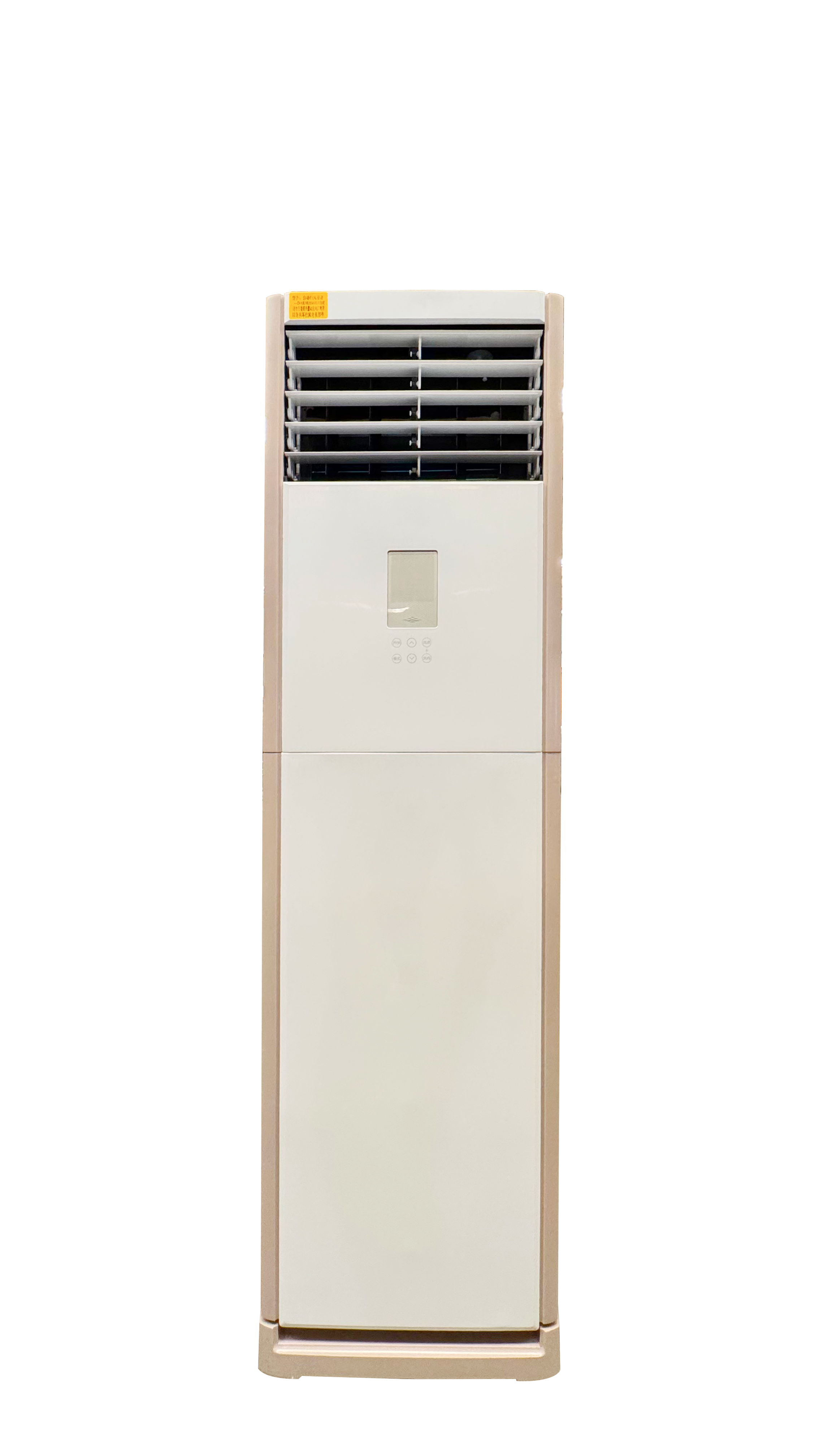 Tempered Glass Vertical Cabinet Fan Coil Unit FP-204LM | Floor Standing Water Cooling Heating FCU for 55-60㎡ Room
