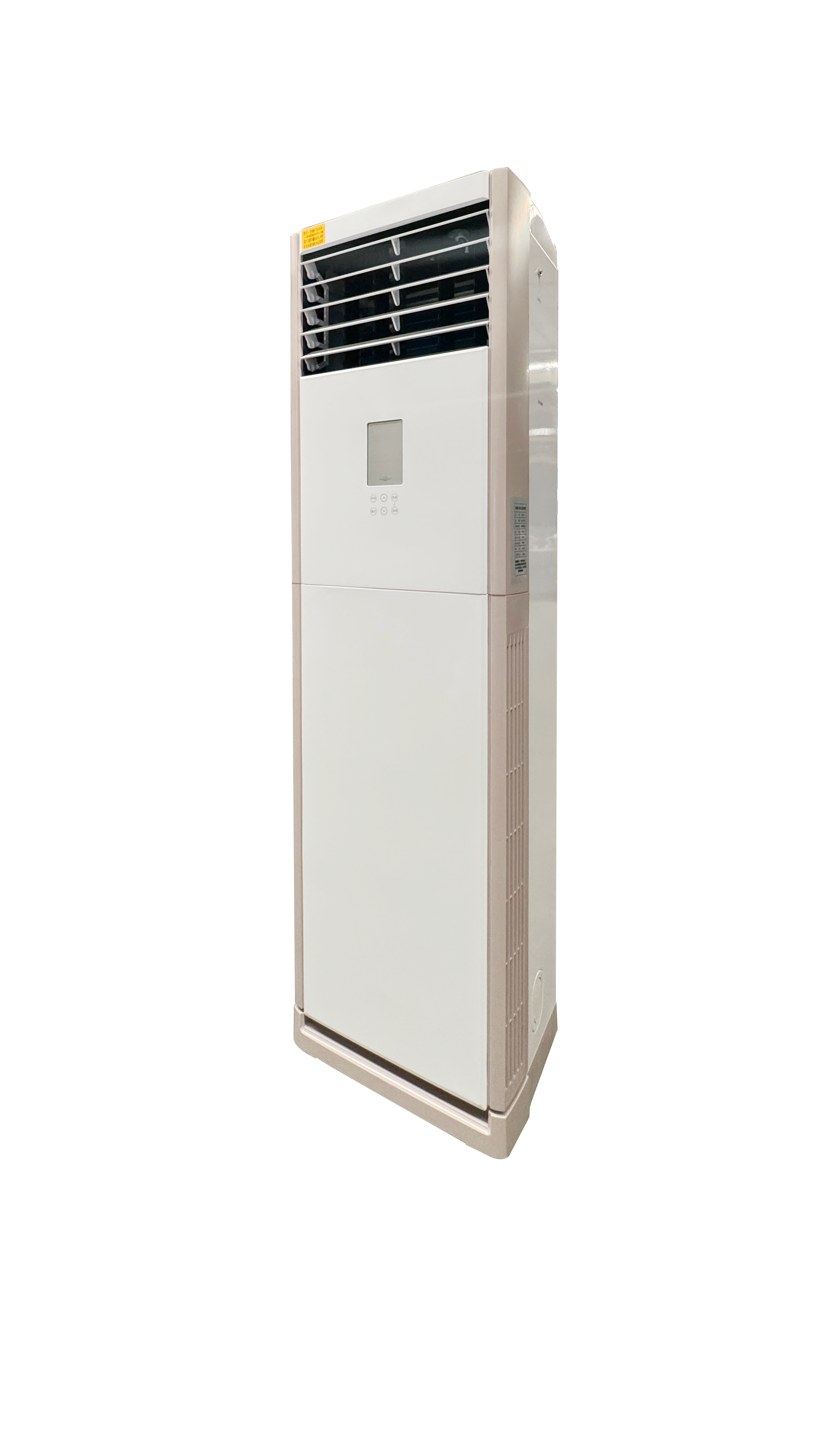 Tempered Glass Vertical Cabinet Fan Coil Unit FP-204LM | Floor Standing Water Cooling Heating FCU for 55-60㎡ Room