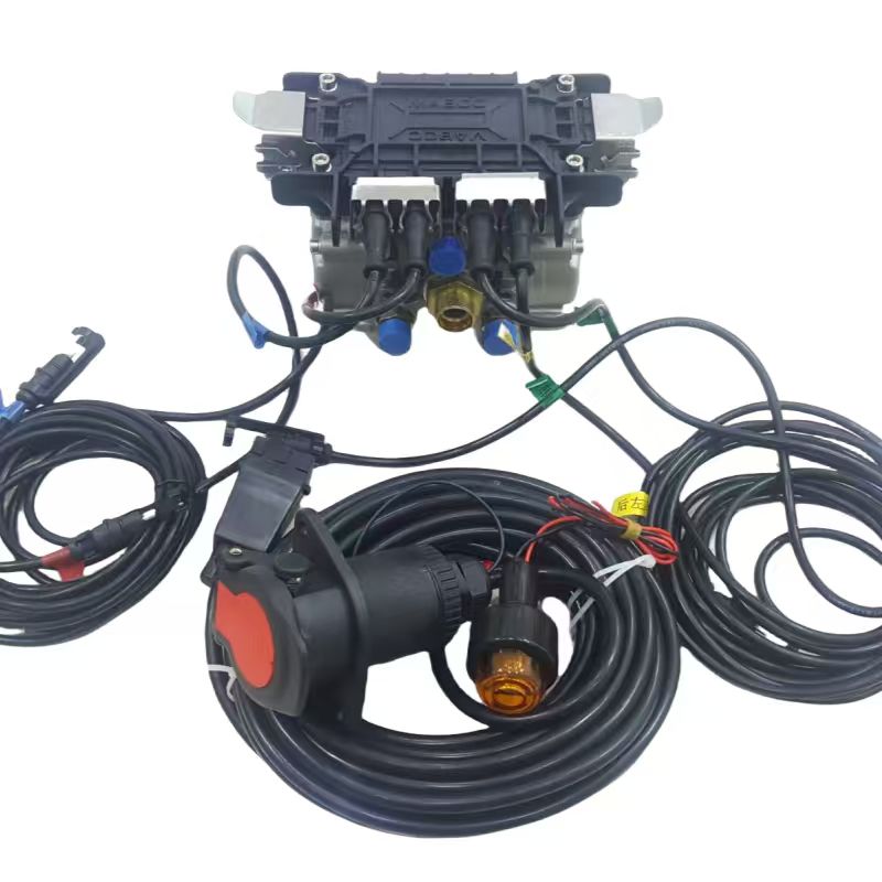 4S2M Trailer ABS Anti-lock Braking System OEM 4005000880 4005001030 Complete Valve & Wiring Harness Kit For Semi-trailer