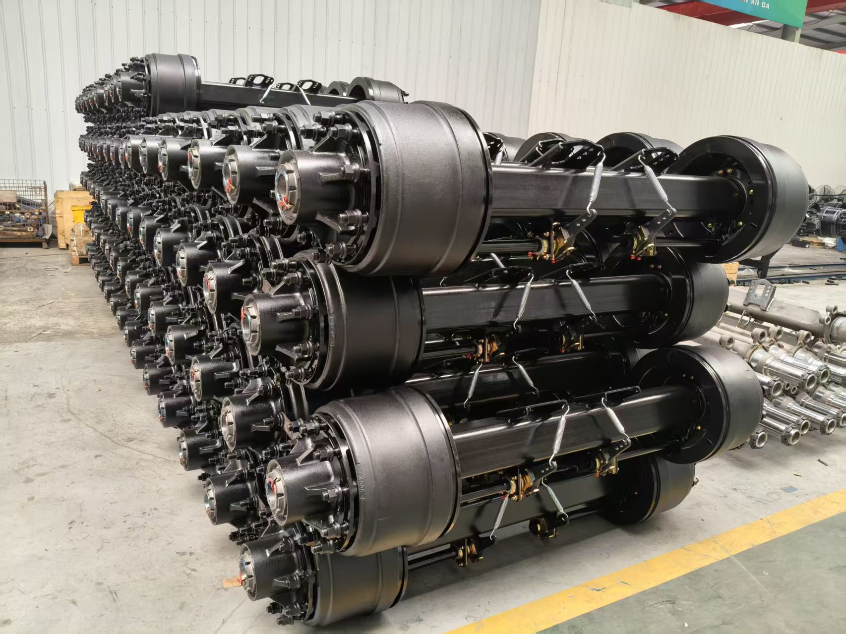Trailer Axle for Cross-border Freight, Certified for Global Markets, Bulk Matching for Trailers