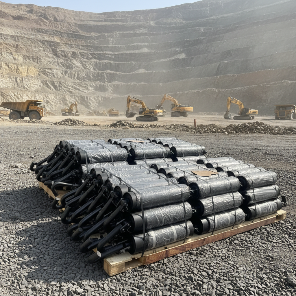 Polymer Idler / UHMWPE Roller Ultra-High Molecular Weight Polyethylene Idler | UHMWPE Plastic Conveyor Roller | Corrosion Resistant & Lightweight Roller