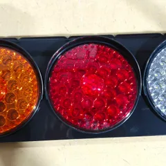 3 Round LED Tail Light