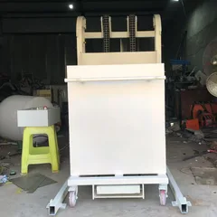 Bin Lifting & Tipping Machine for 120L/240L/660L Waste Bins, Labor-Saving Bin Feeder & Dumper