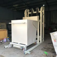Bin Lifting & Tipping Machine for 120L/240L/660L Waste Bins, Labor-Saving Bin Feeder & Dumper