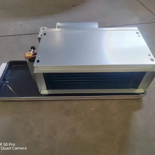 Horizontal Concealed Fan Coil Unit, Ducted Hidden Ceiling FCU, Water Cooling Heating Fan Coil for Hotel Office Central Air Conditioning