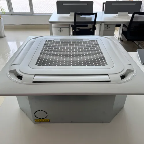 4 Way Cassette Fan Coil Unit, Ceiling Mounted Water Cooling Heating FCU, Embedded Cassette Type Fan Coil for Office Hotel