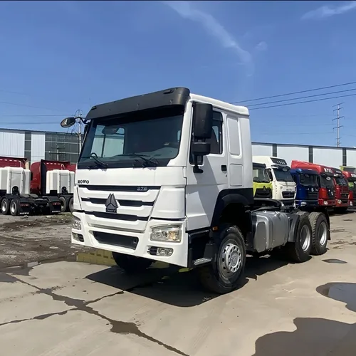 Used Sinotruk Tractor Head, 10/12/16 Speed Gearbox, 6×4 Dual Rear Drive