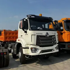 Used Sinotruk Tractor Head, 10/12/16 Speed Gearbox, 6×4 Dual Rear Drive