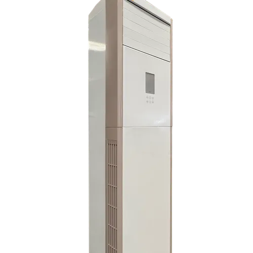 Tempered Glass Vertical Cabinet Fan Coil Unit FP-204LM | Floor Standing Water Cooling Heating FCU for 55-60㎡ Room