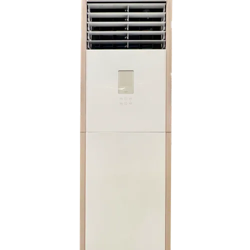 Tempered Glass Vertical Cabinet Fan Coil Unit FP-204LM | Floor Standing Water Cooling Heating FCU for 55-60㎡ Room