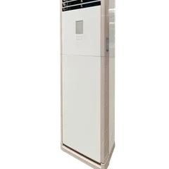 Tempered Glass Vertical Cabinet Fan Coil Unit FP-204LM | Floor Standing Water Cooling Heating FCU for 55-60㎡ Room