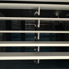 Tempered Glass Vertical Cabinet Fan Coil Unit FP-204LM | Floor Standing Water Cooling Heating FCU for 55-60㎡ Room