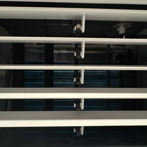 Tempered Glass Vertical Cabinet Fan Coil Unit FP-204LM | Floor Standing Water Cooling Heating FCU for 55-60㎡ Room