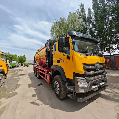 Foton Auman GTL 6×4 Combined Sewer Jetting & Suction Truck 22-24m³ National VI 25Ton High Pressure Vacuum Sewage Truck
